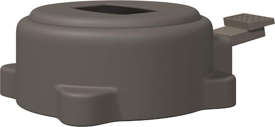 vidaXL Umbrella Stand made of Metal Silver 21.5x14x6cm