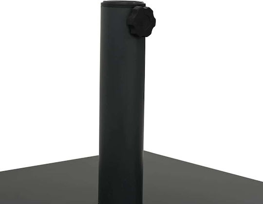 vidaXL Βάση Ομπρέλας Μεταλλική Μαύρο 45x45x31.5cm