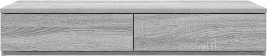 vidaXL Bed Drawer made of Wood Grey Sonoma 80x36.5x16.5cm