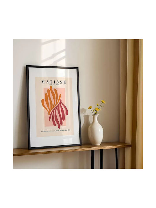 Poster Matisse Cut-outs Art050 40cm X 50cm Premium Μαύρο Ξύλινο Κάδρο-55995pd156750f55323