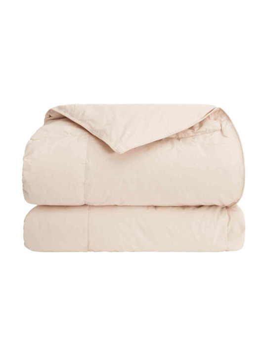 vidaXL Super King Decke 220x240cm Beigefarbe