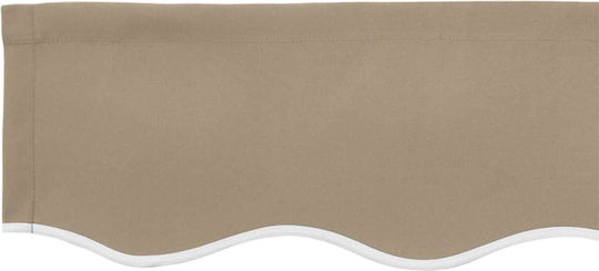 vidaXL Awning fabric Beige 3.5x4.5m