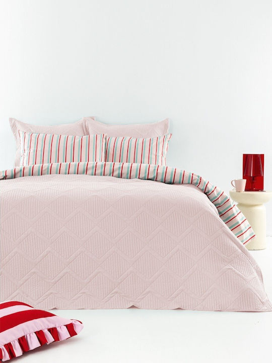 Palamaiki Sam Tagesdecken Set Mikrofaser Flieder 160x240cm 2Stücke