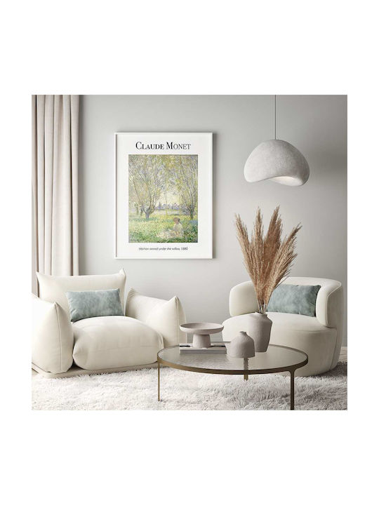 Poster Claude Monet Woman Seated Under Willow Art100 40cm X 50cm Μαύρη Ξύλινη Κορνίζα-56052pd156701f55321