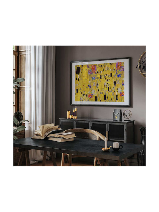Poster Gustav Klimt Kiss Details Art148 40cm X 50cm White Wooden Frame