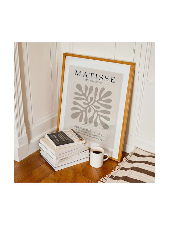 Poster Matisse Papiers Découpés Art055 40cm X 50cm Premium Black Wooden Frame