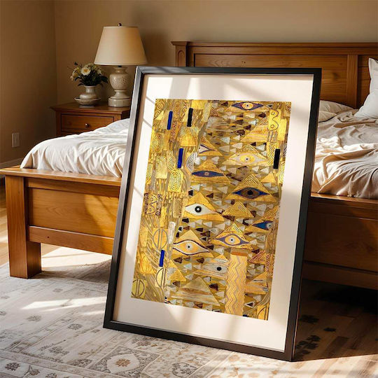 Poster Adele's Dress Details By Gustav Klimt Art154 40cm X 50cm Μαύρη Ξύλινη Κορνίζα-56087pd156667f55321