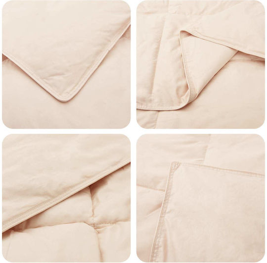 vidaXL Kids Double Duvet Cover Beige