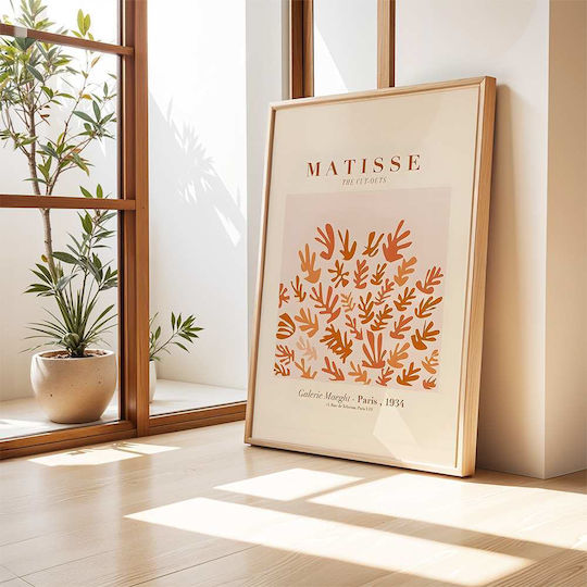 Poster Matisse Cut-Outs Art070 40cm X 50cm Premium Black Wooden Frame