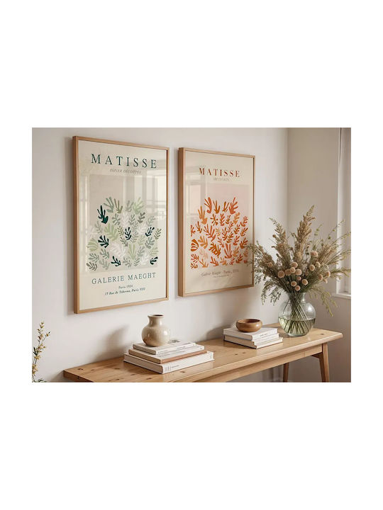 Poster Matisse Cut-outs Art070 40cm X 50cm Premium Μαύρο Ξύλινο Κάδρο-56013pd156738f55323