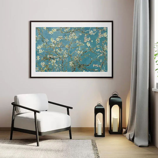 Poster Van Gogh Almond Blossom Art104 40cm X 50cm Premium Μαύρο Ξύλινο Κάδρο-56096pd156664f55323