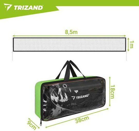 Trizand Volleyball Net 8.5x1m + Bag 19364-0