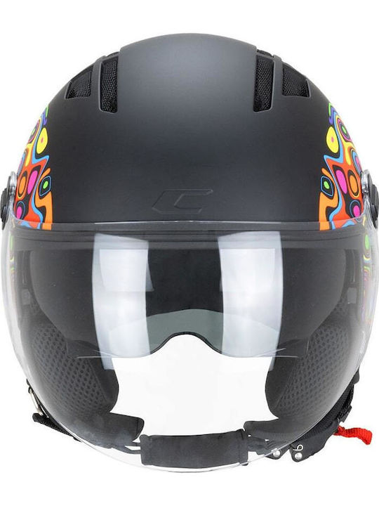 CGM 116 Air Lucy Motorcycle Helmet Jet ECE 22.06 1100gr with Sun Visor