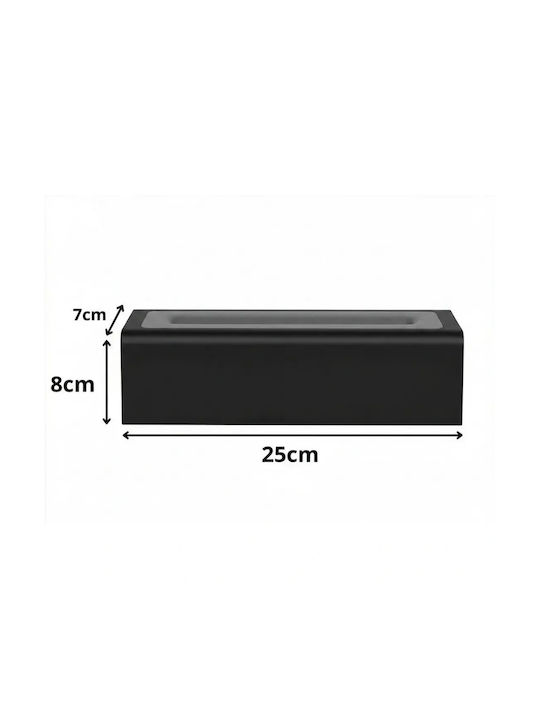 Verk Group LED Ultraschall Aromatherapie-Diffusor mit Timer Schwarz