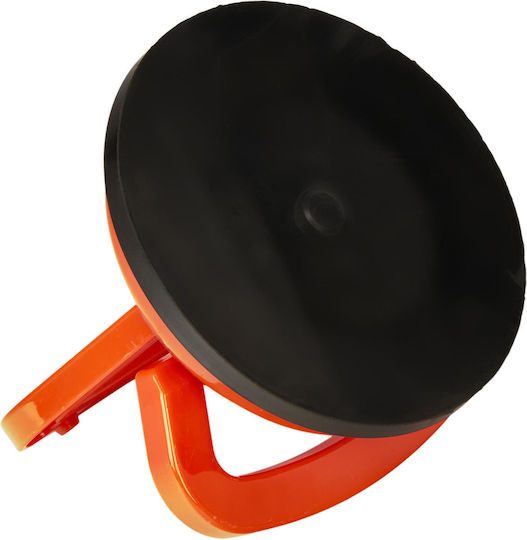 Kraft & Dele Μονή Βεντούζα Πλαστική Διαμέτρου 120mm με Ικανότητα Συγκράτησης 50kg