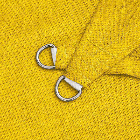 vidaXL Triangle Yellow Shade Sail 5x7x5m