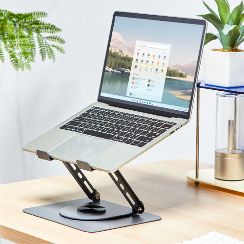 Brateck Βάση Στήριξης για Laptop έως 17" Ασημί LPS01-8