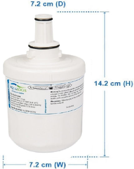 Aqualogis Replacement Refrigerator Water Filter