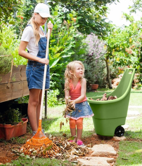 Garden Cart Log Transport Plastic Two-wheel 50lt