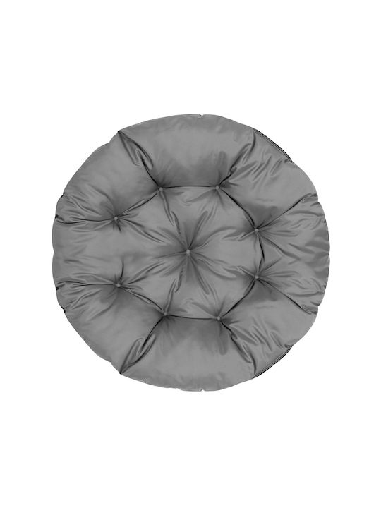 AIO Factory Waterproof Round Garden Swing Cushion Grey 65x65cm