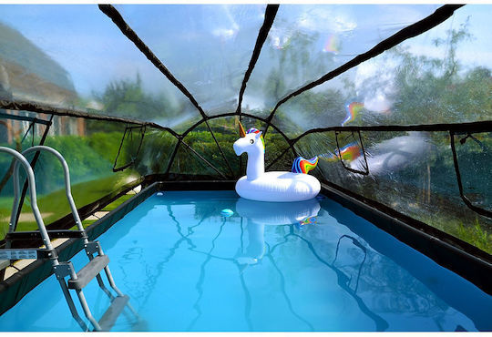 Exit Toys Schwimmbecken PVC mit Metallic-Rahmen 540x250x100cm Schwarze 30575320