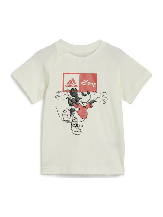 Set pentru copii cu șorturi Vară 3buc Alb Disney Mickey Mouse Gift Set