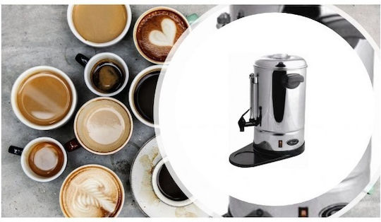 ICS FM CP06A Professional Buffet Kettle for Hot Beverages with Capacity 6L 1.25kW 37.8x31.4x42.9cm