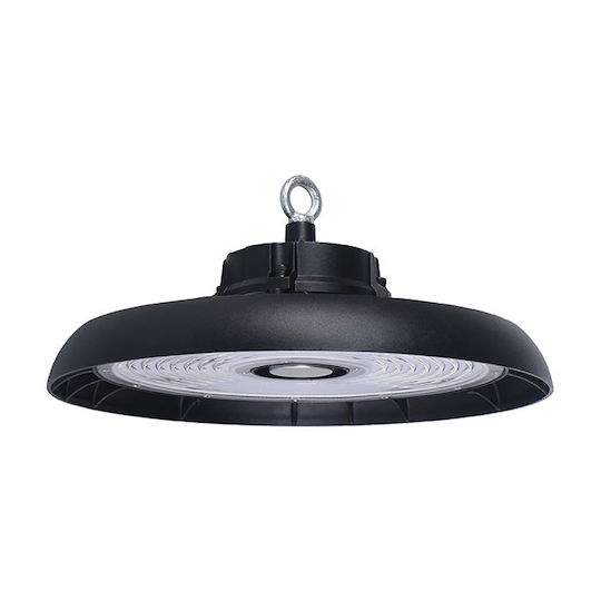 Horoz Electric Φωτιστικό Καμπάνα 100W Ψυχρό Λευκό με Ενσωματωμένο LED Λευκό Ø29xΥ12cm
