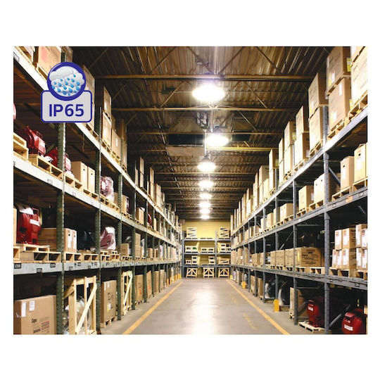 Horoz Electric Φωτιστικό Καμπάνα 200W Ψυχρό Λευκό 22000lm με Ενσωματωμένο LED
