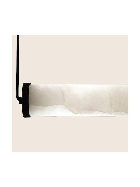 Zambelis Lights Black Pendant Light Rail