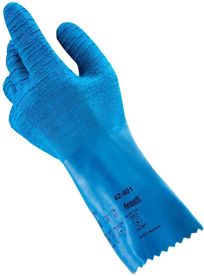 Ansell AlphaTec 62-401 Light Blue Cold-Resistant Safety Gloves Latex