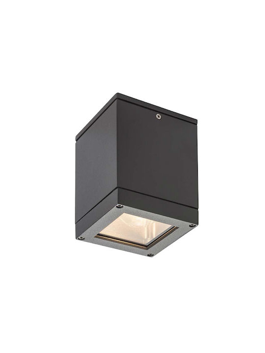Rendl Light Studio Quadra M Σποτ Οροφής Εξωτερικού Χώρου E27 σε Γκρι Χρώμα R10385