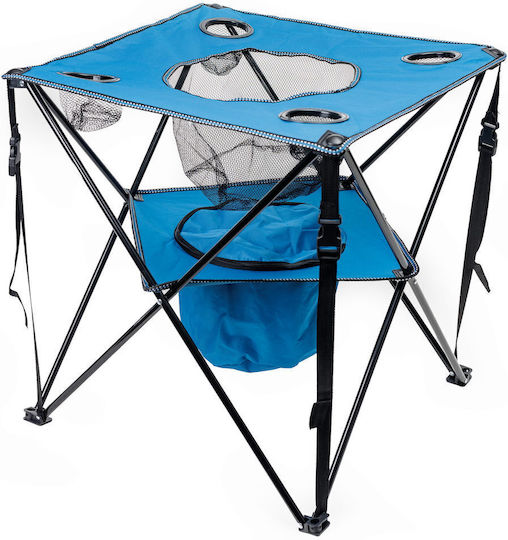 Platinet Steel Folding Camping Table 59x59x60cm Grey