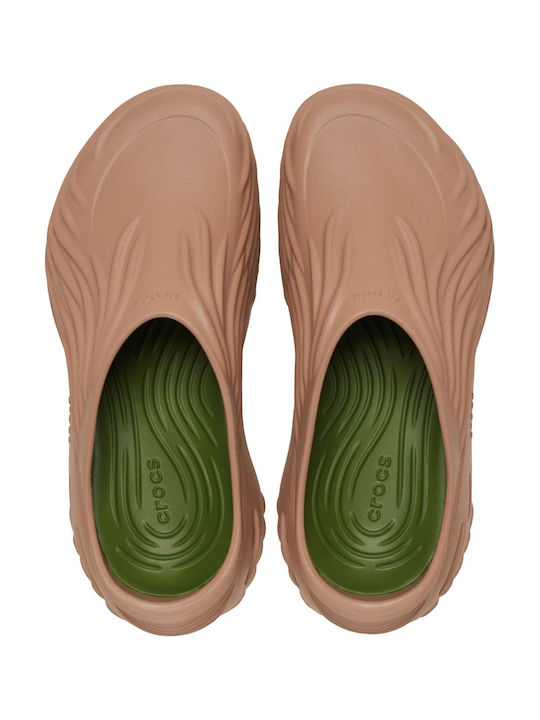 Crocs Echo Ανδρικά Σαμπό Καφέ