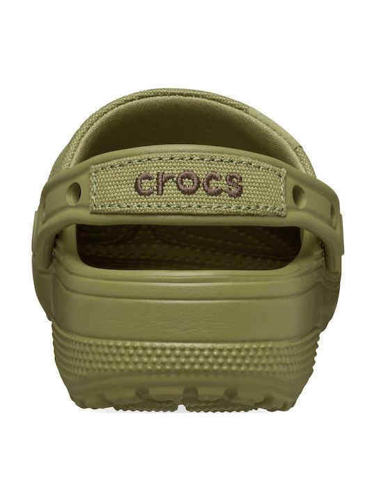 Crocs Classic Damen Clogs Grün
