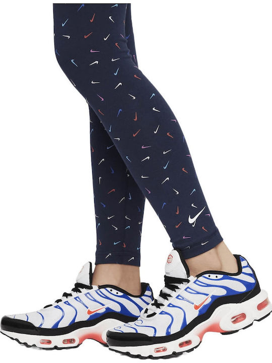 Kids Legging Sports Long Blue Sportswear Essentials