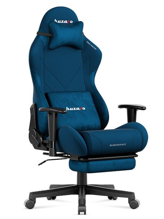 Huzaro Force 5.7 Fabric Gaming Chair with RGB Lighting and Footstool Blue