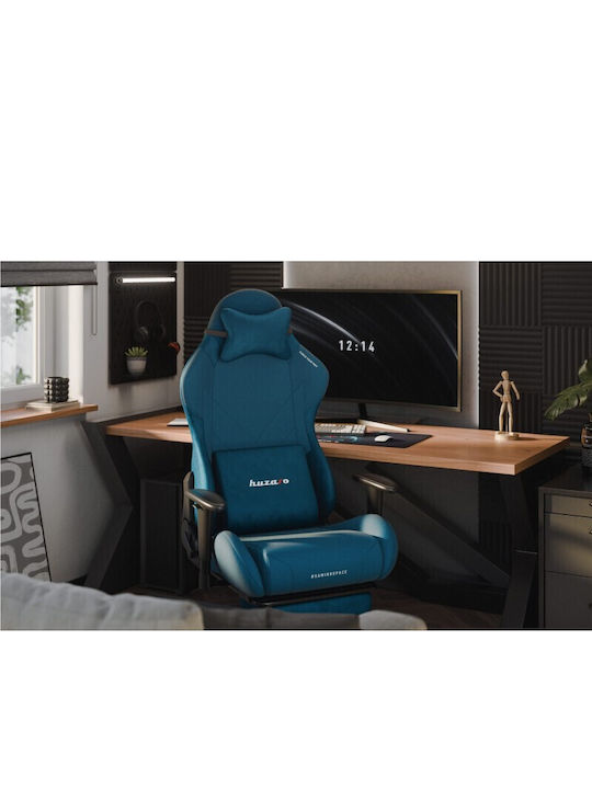 Huzaro Force 5.7 Fabric Gaming Chair with RGB Lighting and Footstool Blue