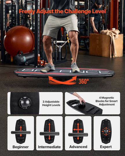 Vevor Vevor Balance-Ball Schwarze mit Durchmesser 53cm