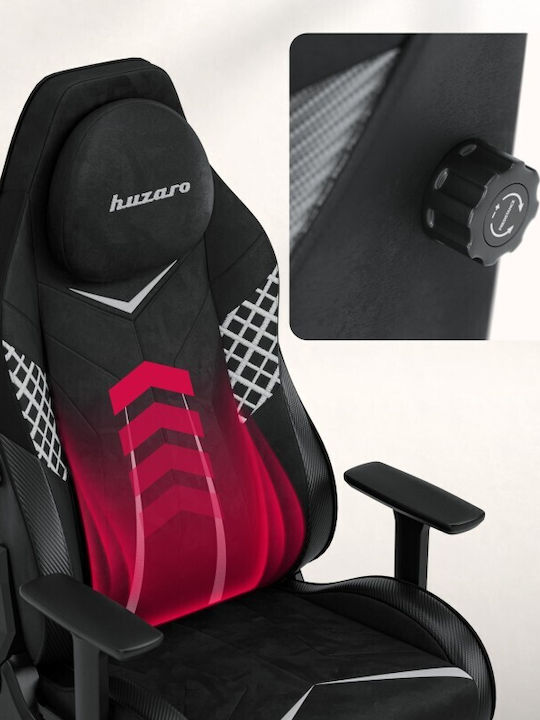 Huzaro Force 8.3 Υφασμάτινη Καρέκλα Gaming με Ρυθμιζόμενα Μπράτσα Μαύρη