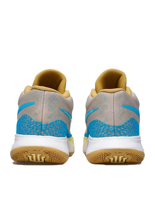 Kyrie Flytrap 6 Hoch Basketballschuhe Sanddrift / Blue Lightning Citron Tint