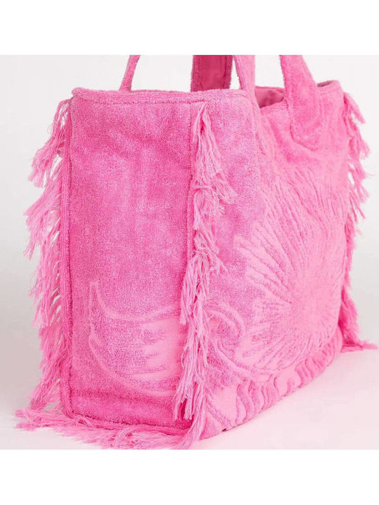 Sun of a Beach Terrycloth Pink Beach Bag