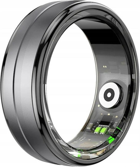 R6 Smart Ring 21.6mm with Heart Rate Monitor Deep Grey