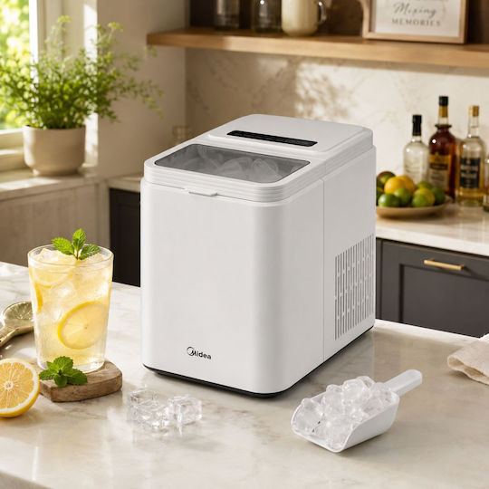 Midea Eismaschine mit Täglicher Eisproduktion 12kg