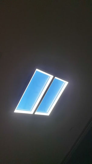 Skylight Vollspektrum 632*632*40mm 100w Ra95 150lm/w Cct 230v