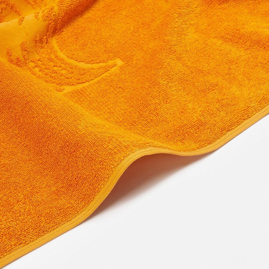 Sun of a Beach Orange Beach Towel with Fringes