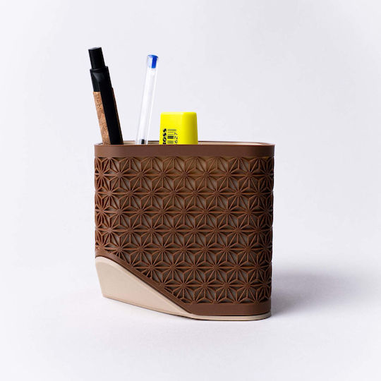 Kumiko Original 2-Wege Büro-Organisator Braun
