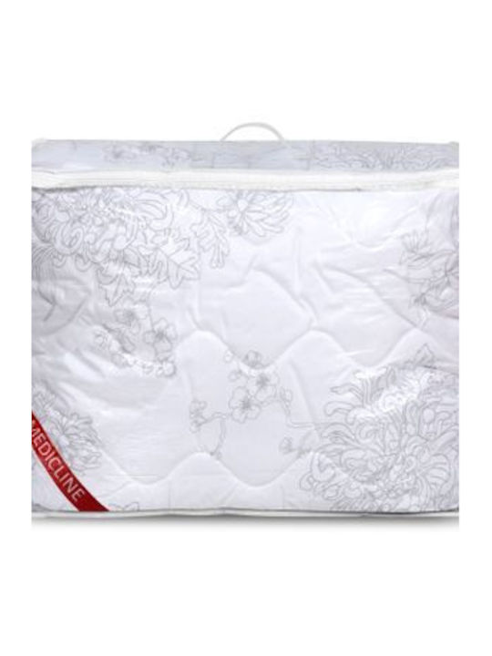 AIO Factory Завивка Двойна с Пълнеж Микрофибър 220x240см Бяла