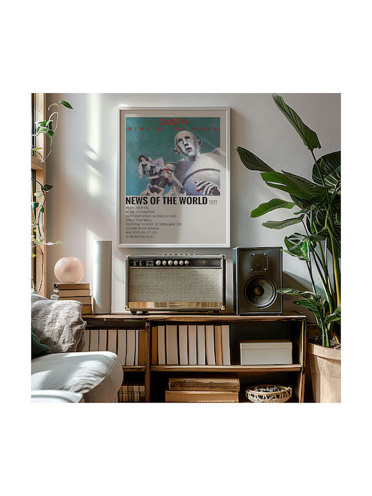 Music Poster News World Queen Ms729 40cm X 50cm-70856pd157641