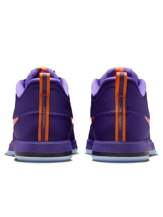 Book 2 "Sunburst" Low Basketball Shoes Court Purple / Platinum Violet / Black / Sail